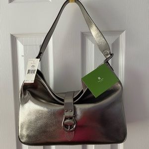 Kate Spade Silver Bag 12.5W x 8.5L NWT